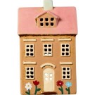 Hus Nyhavn blomster og lyserødt tak thumbnail