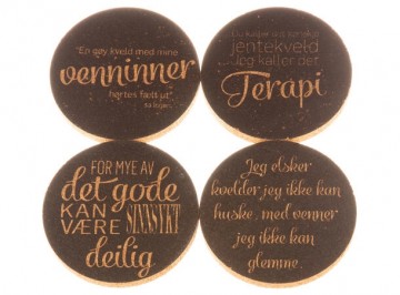 Brikke Terapi kork sett m/4 stk plastpakket