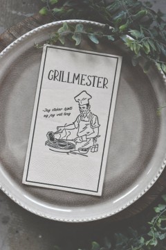 Serviett avlang Grillmester